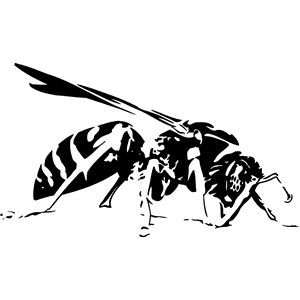 Hornet Mascot Decal B493